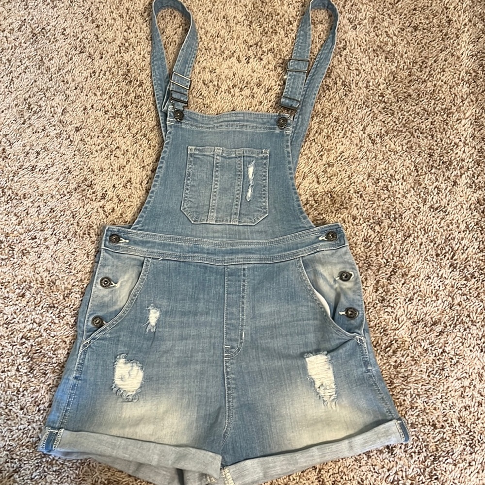 Sneak peek overall shorts size medium